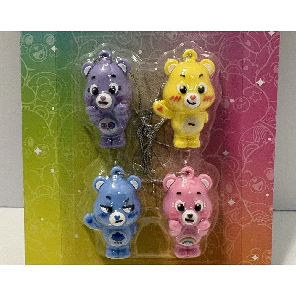Care Bears Christmas 2025 Ornament Set of 4 Multicolor Care Bears